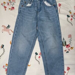Zara Blue Denim Jeans Classic Casual Style